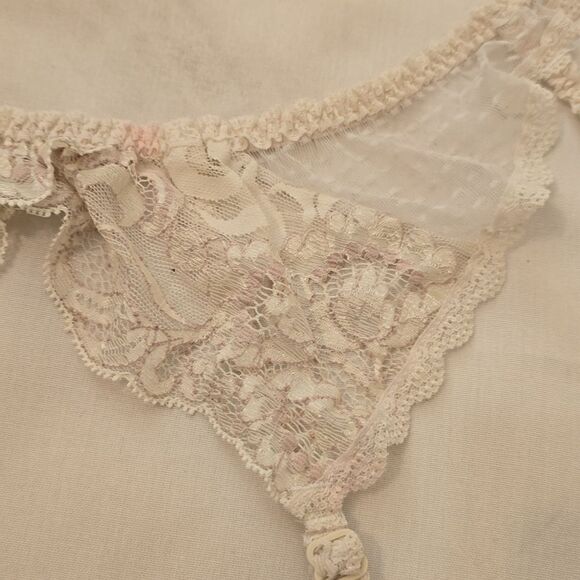 Valentino intimo vintage lacey garnet belt os - Picture 5 of 10